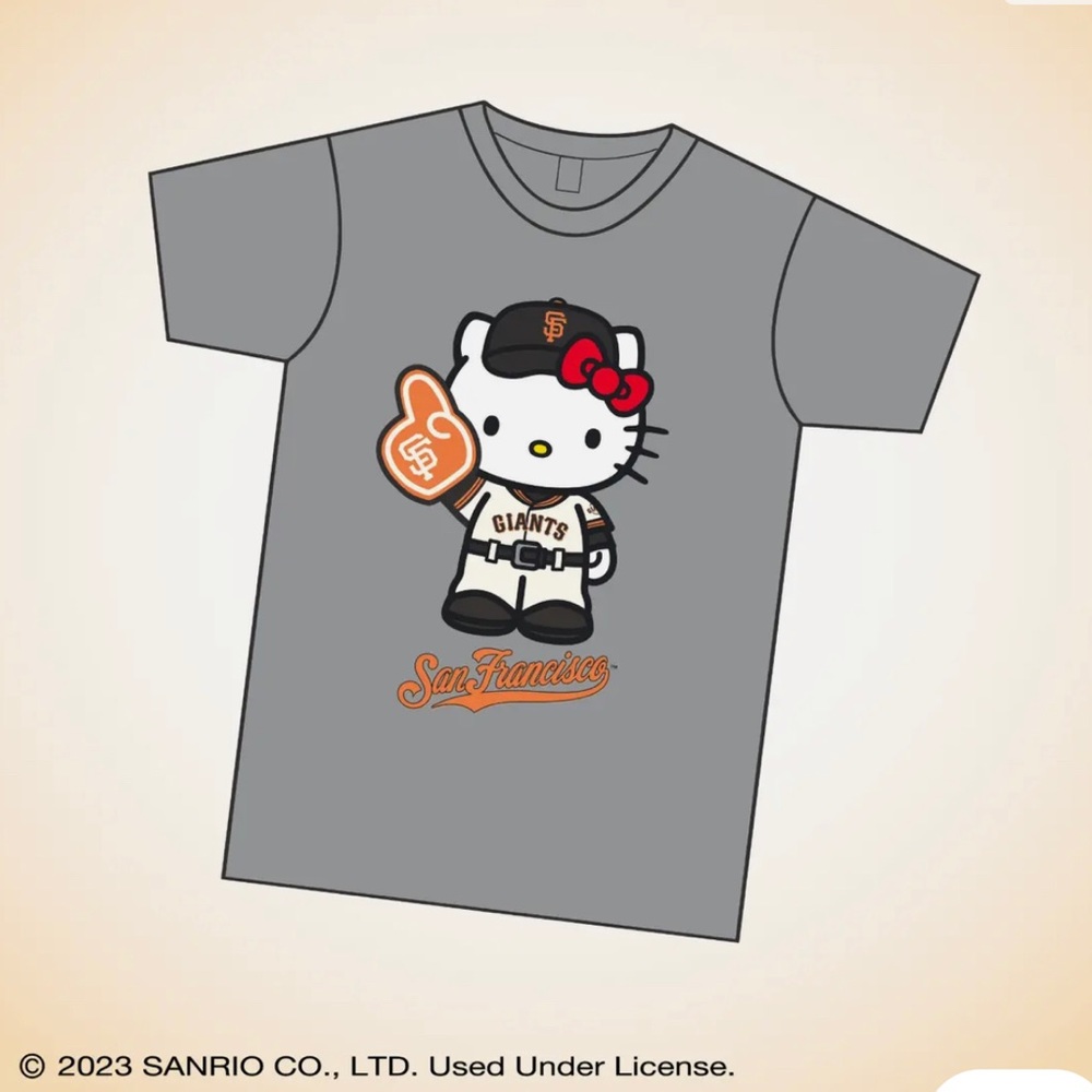 Hello kitty SF Giants shirt